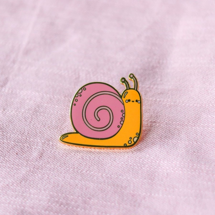 Lifestyle Halifax Paper Hearts | Pokey Little Snail Enamel Pin