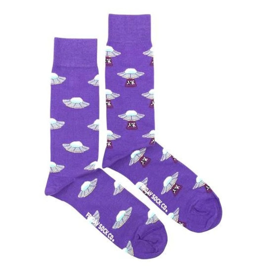 Lifestyle Friday Sock Co. | Men'S Cow & Ufo Socks (Tall)