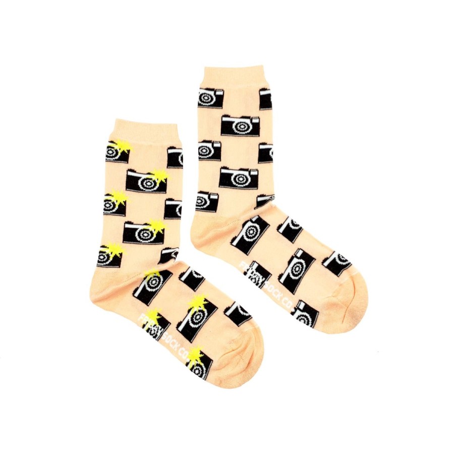 Lifestyle Friday Sock Co. | Women'S Camera Flash & Camera Socks (Crew)