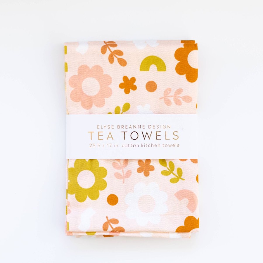 Lifestyle Elyse Breanne Design | Funky Floral Nude Tea Towels