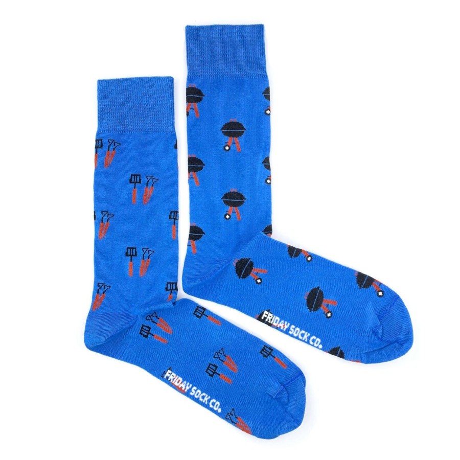 Lifestyle Friday Sock Co. | Men'S Bbq & Utensils Socks (Tall)