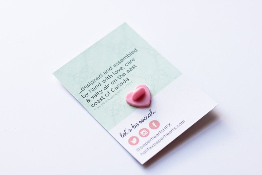 Lifestyle Halifax Paper Hearts | Purr-Fect Little Enamel Pin