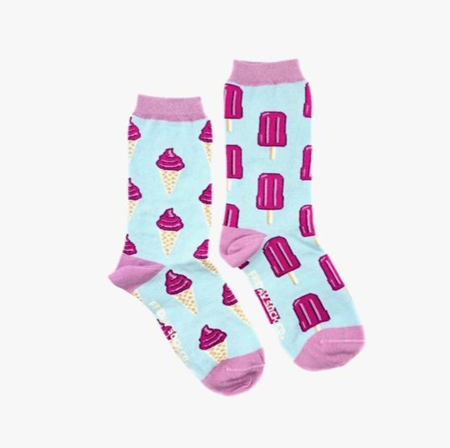 Lifestyle Friday Sock Co. | Women'S Ice Cream & Popsicle Socks (Crew)