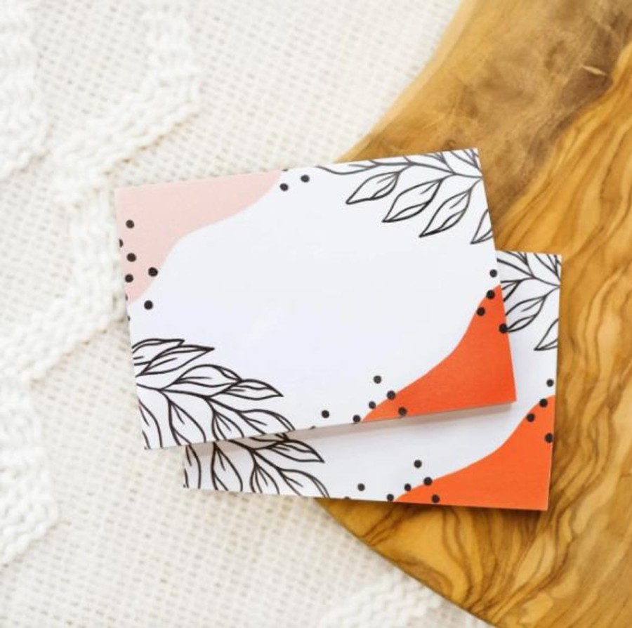 Lifestyle Elyse Breanne Design | Pink Leaves Sticky Notepad