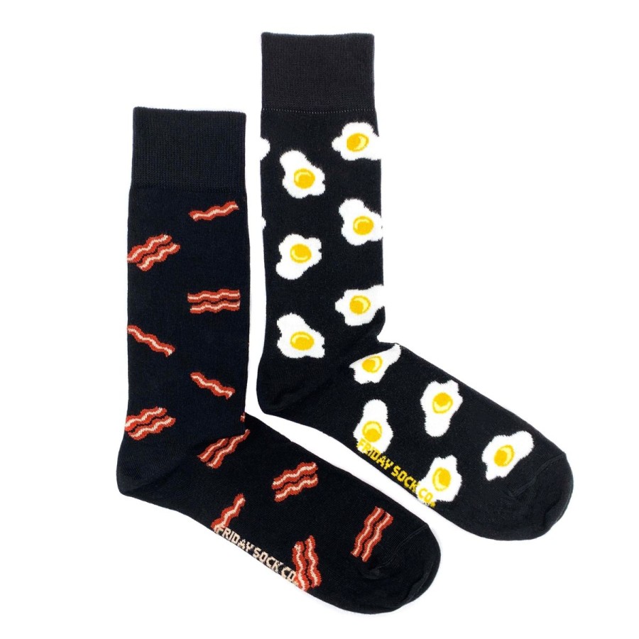 Lifestyle Friday Sock Co. | Men'S Bacon & Egg Socks (Tall)