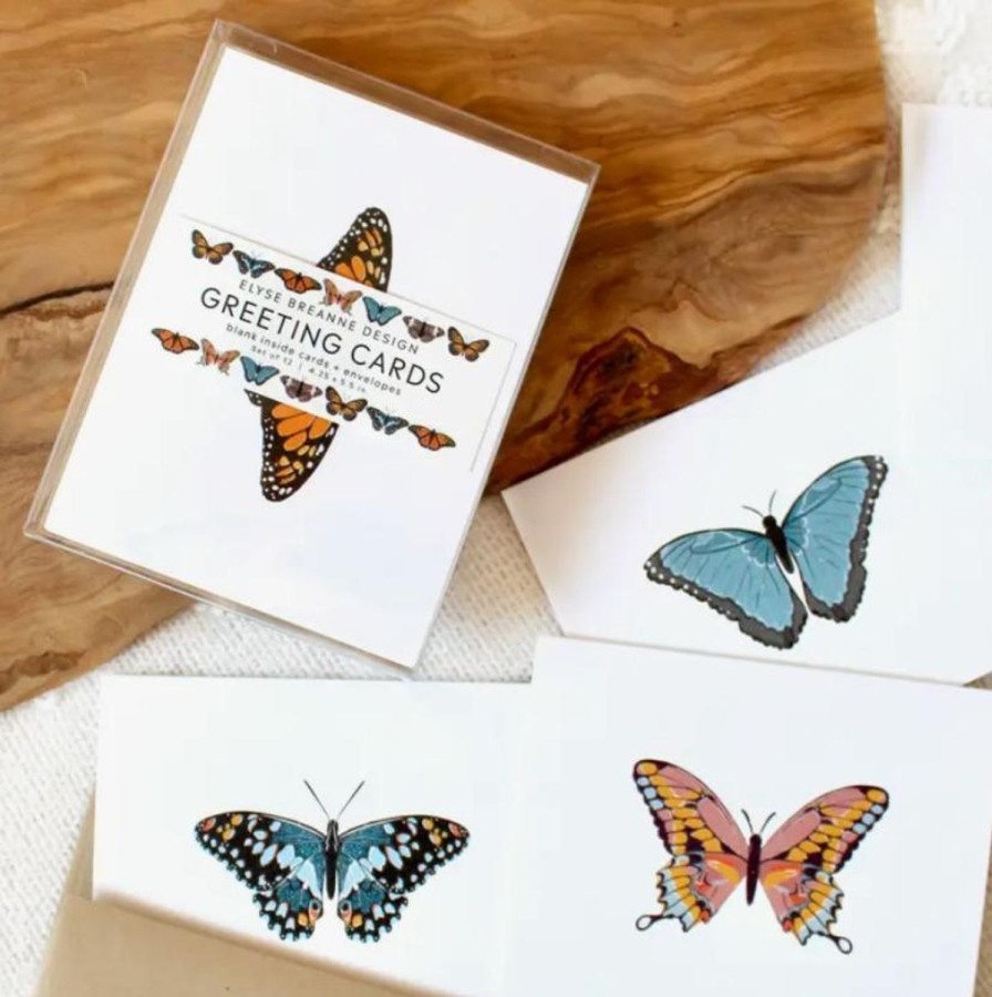 Lifestyle Elyse Breanne Design | Set Of 12-Butterfly Cards