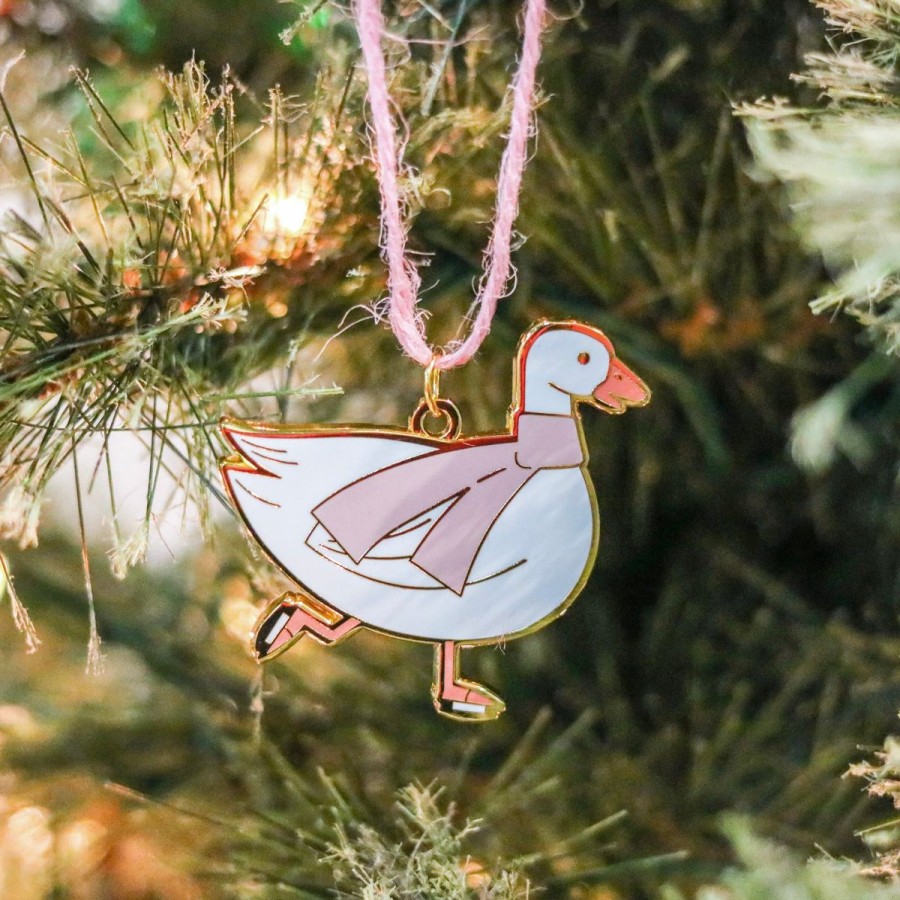 Lifestyle Halifax Paper Hearts | Sullivan'S Pond Skating Goose Ornament