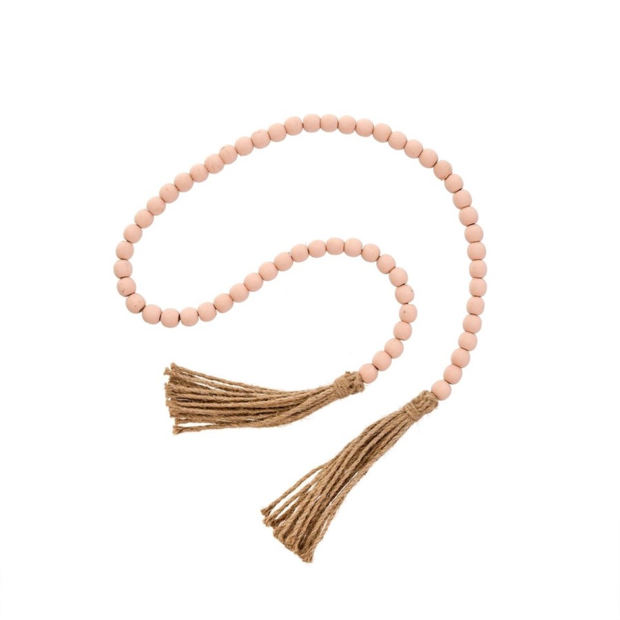 Lifestyle Indaba | Tassel Wooden Prayer Beads (Pink)