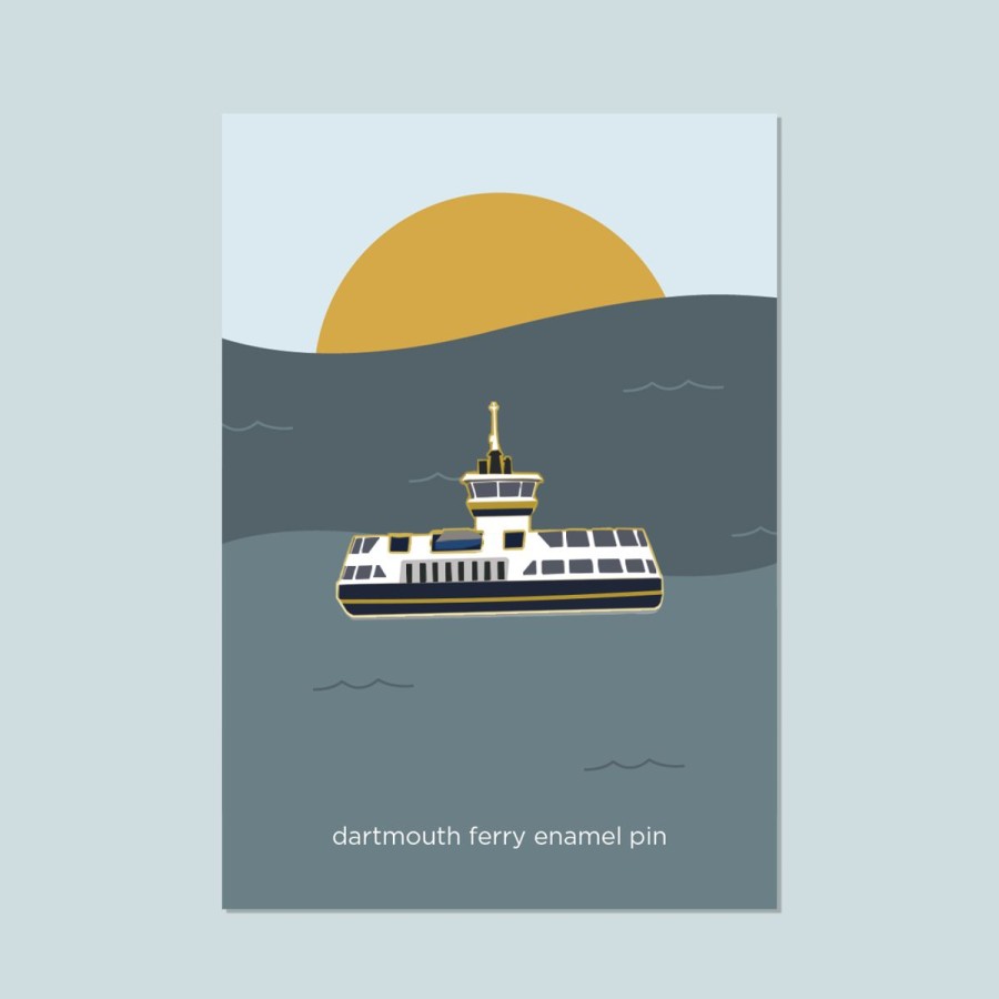 Lifestyle Halifax Paper Hearts | Dartmouth Ferry Enamel Pin