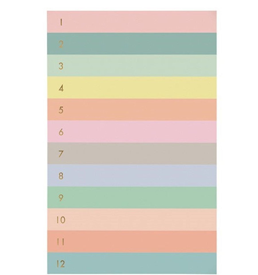 Lifestyle Rifle Paper Co. | Numbered Colour Block Memo Notepad