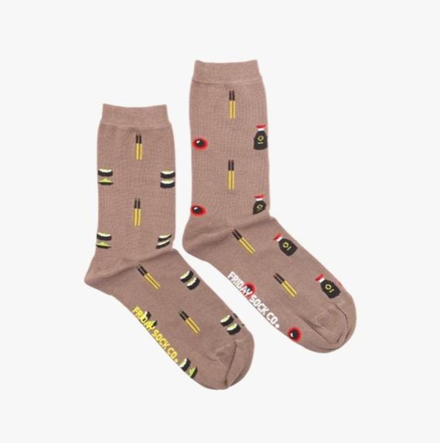 Lifestyle Friday Sock Co. | Women'S Chopstick & Soy Socks (Crew)