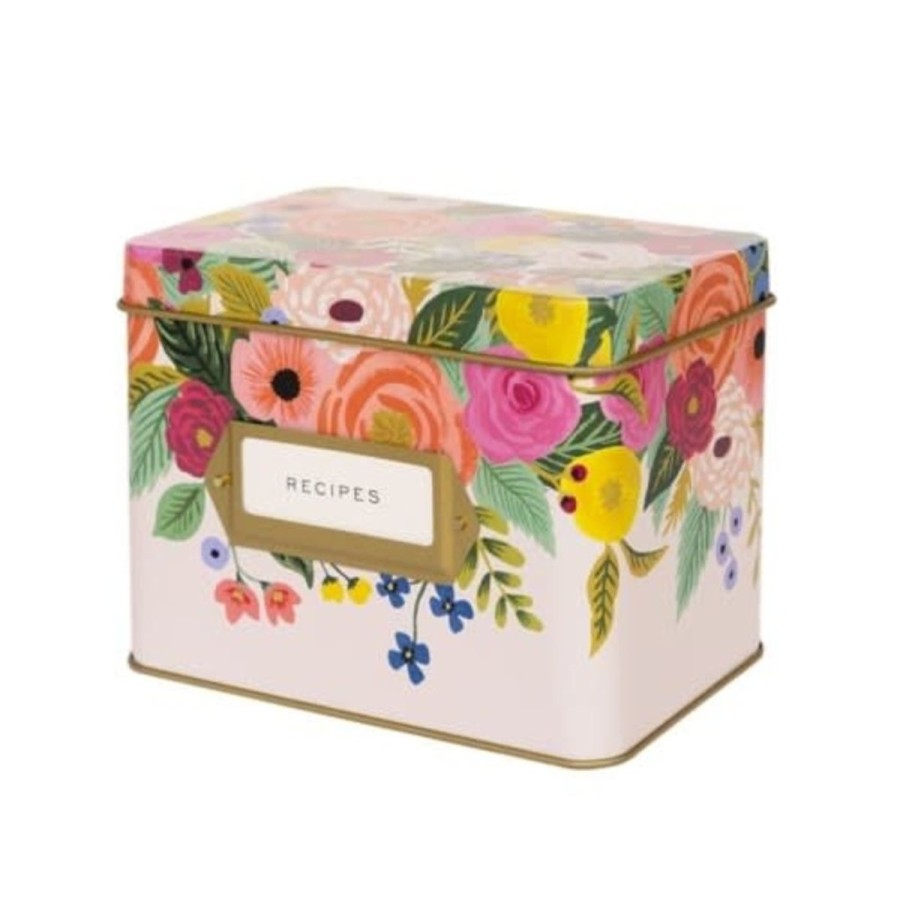 Lifestyle Rifle Paper Co. | Tin Recipe Boxes (3 Colours)