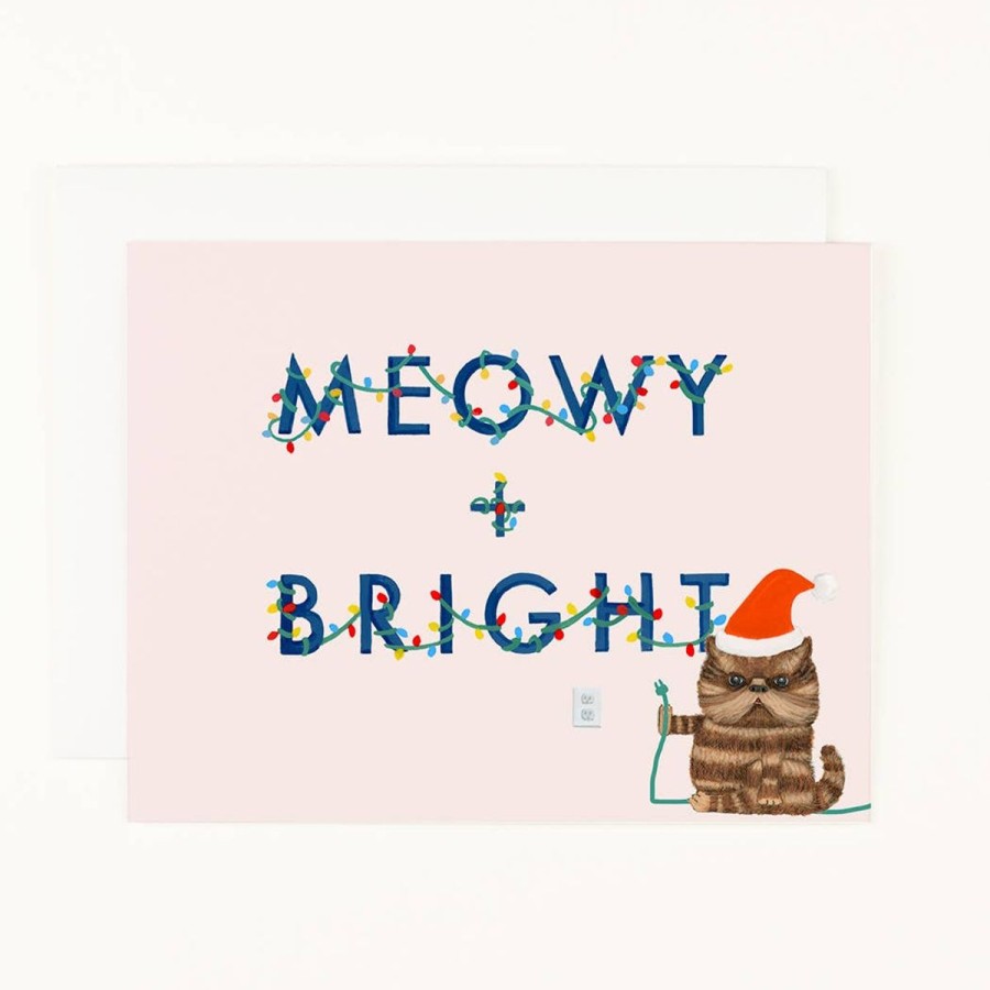 Lifestyle Dear Hancock | Set Of 6-Meowy & Bright Cards