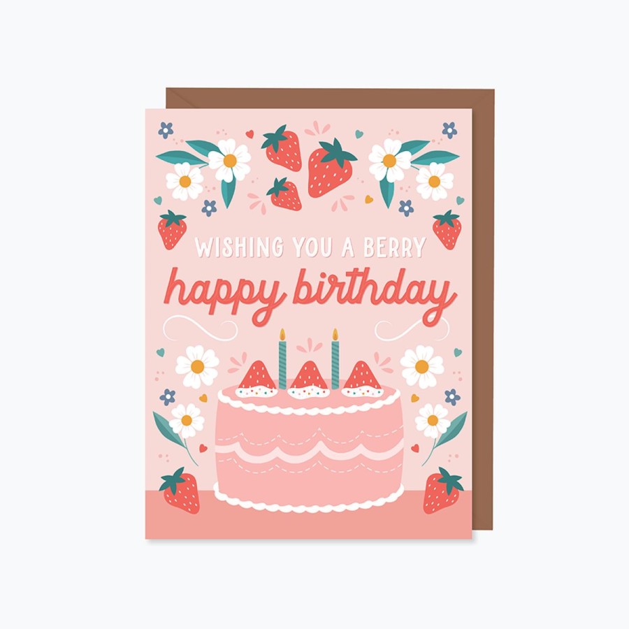 Cards Halifax Paper Hearts | Wishing You A Berry Happy Birthday!