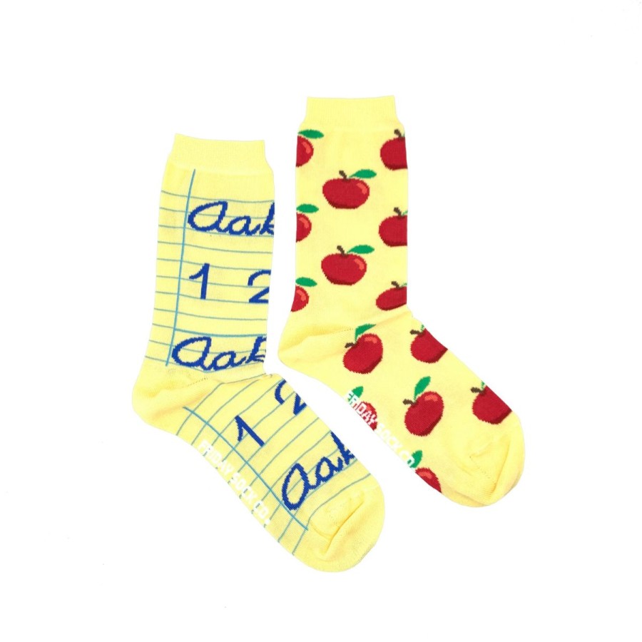 Lifestyle Friday Sock Co. | Women'S Apple & Teacher Socks (Crew)