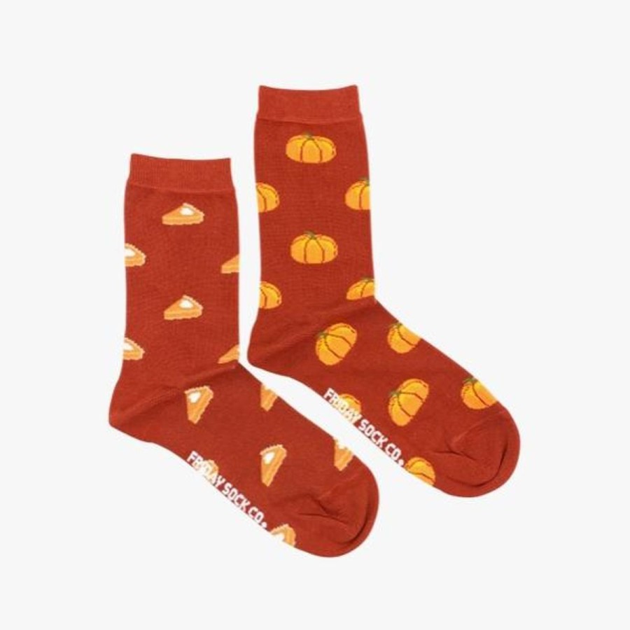 Lifestyle Friday Sock Co. | Women'S Pumpkin & Pumpkin Pie Socks (Crew)