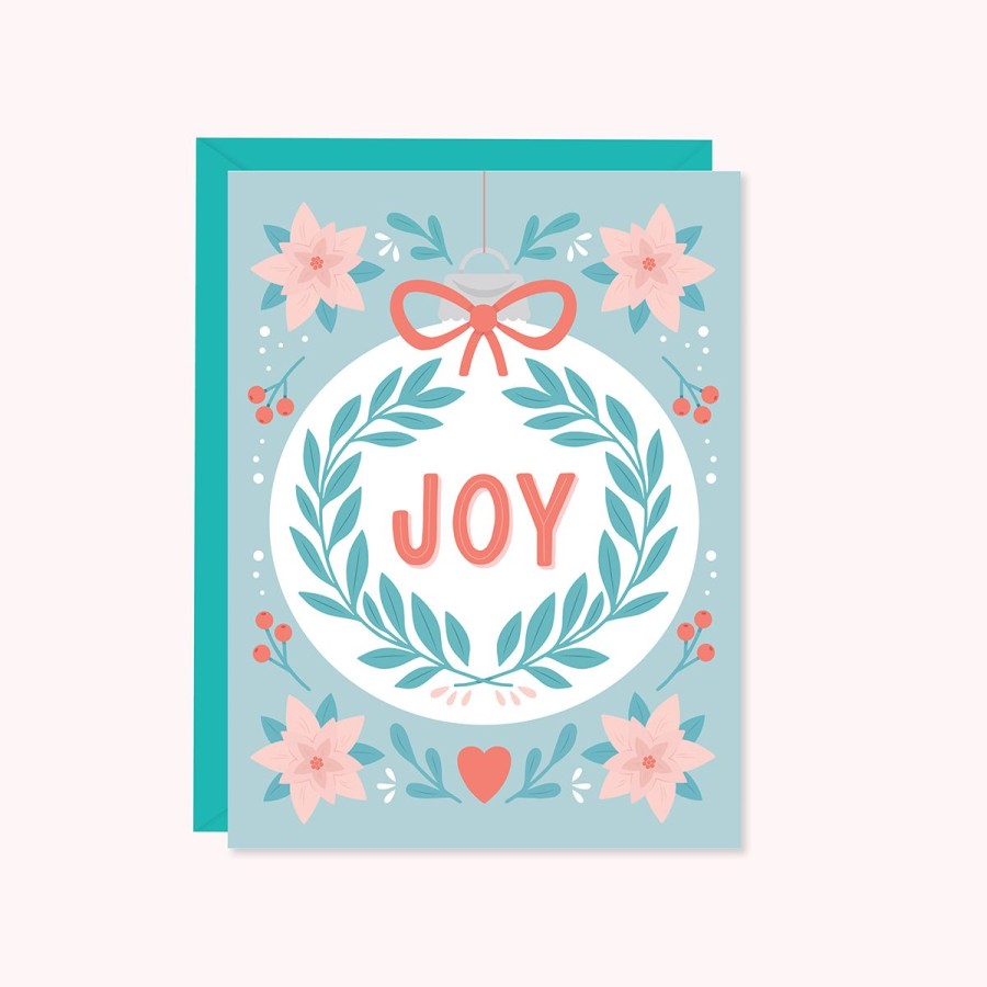 Cards Halifax Paper Hearts | Joy Ornament Card