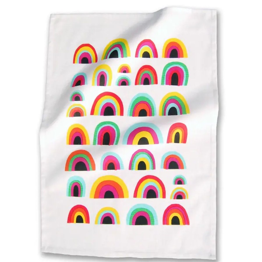 Lifestyle Badger & Burke | Rainbow Tea Towel