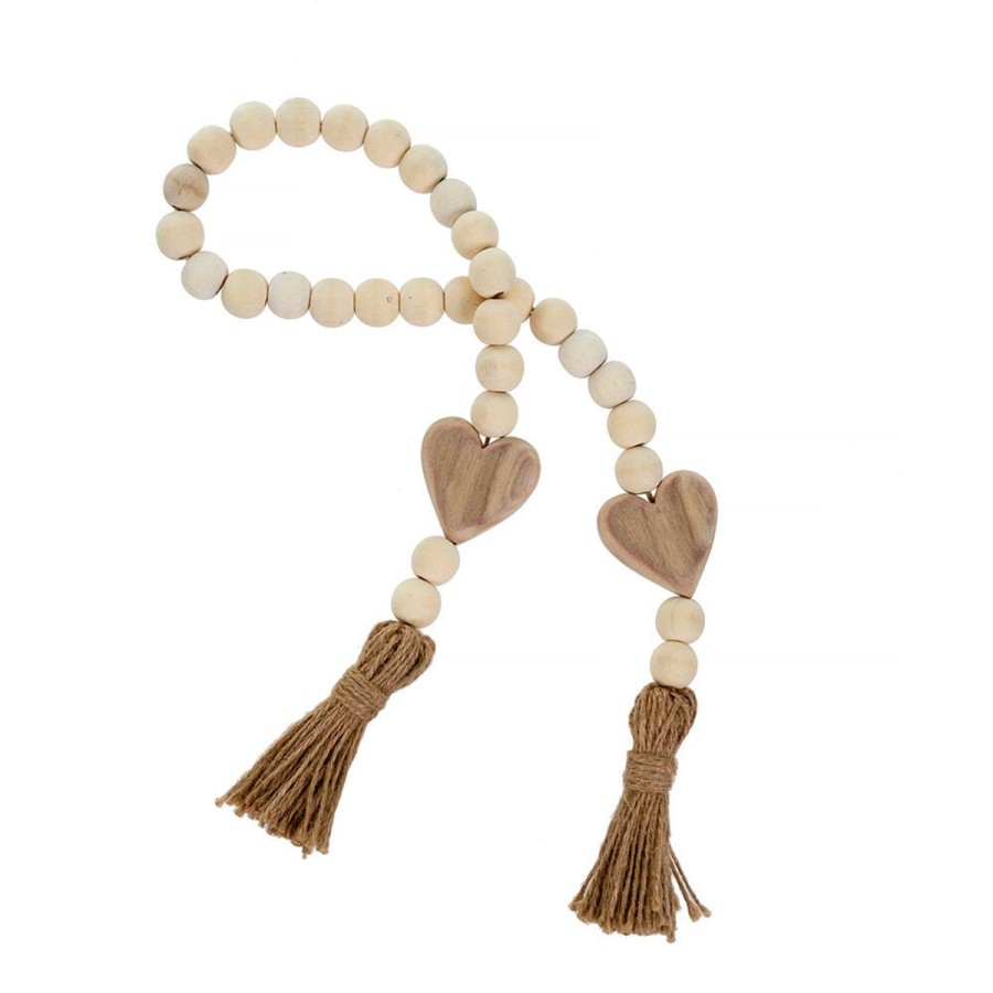 Lifestyle Indaba | Handmade Heart Blessing Beads (Natural)