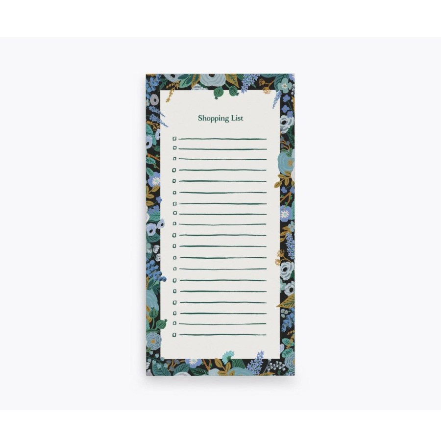 Lifestyle Rifle Paper Co. | Garden Party Blue Market Pad