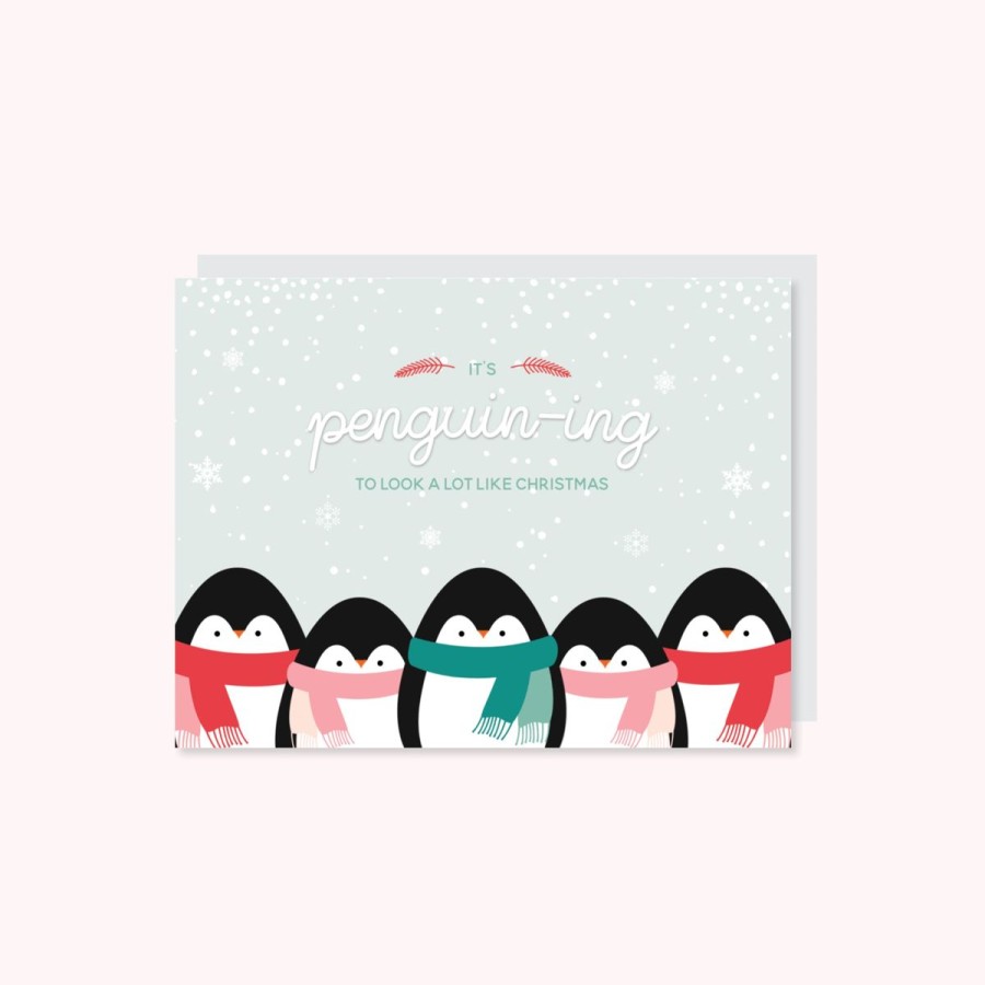 Cards Halifax Paper Hearts | It'S Penguin-Ing To Look A Lot Like Christmas