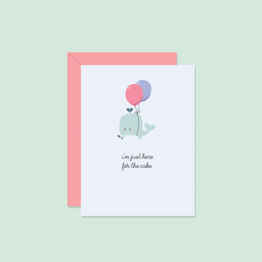 Cards Halifax Paper Hearts | I'M Just Here For The Cake