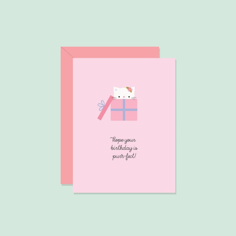 Cards Halifax Paper Hearts | Purr-Fect Birthday