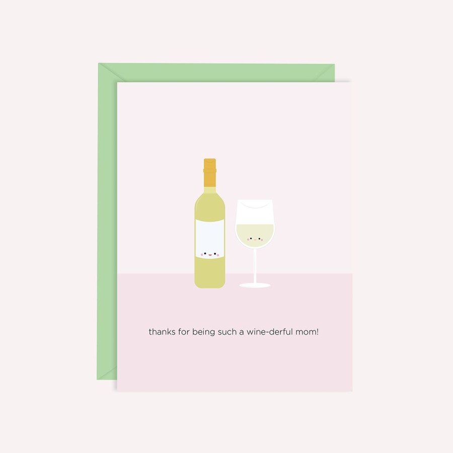 Cards Halifax Paper Hearts | (New) Thanks For Being Such A Wine-Derful Mom