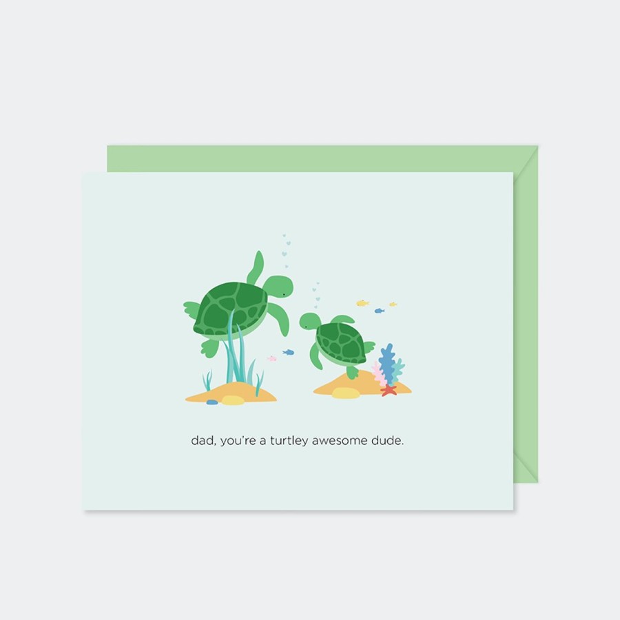 Cards Halifax Paper Hearts | You'Re A Turtley Awesome Dad