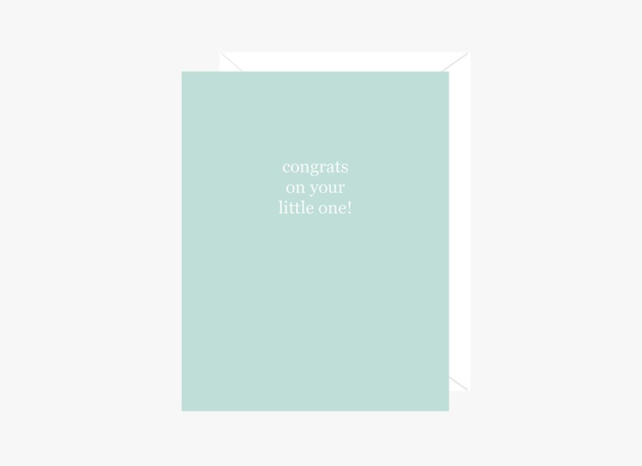 Cards Halifax Paper Hearts | Congrats On Your Little One (Foil)