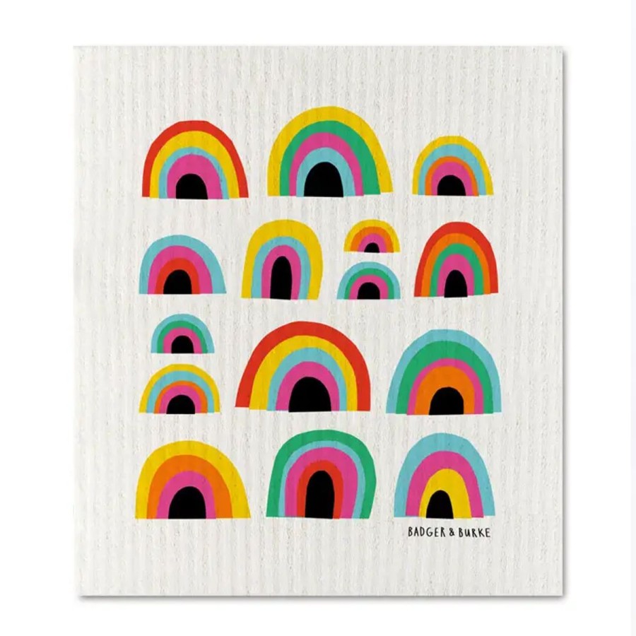 Lifestyle Badger & Burke | Rainbow Sponge Towel