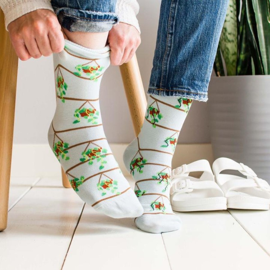 Lifestyle Friday Sock Co. | Women'S Pothos Plant Socks (Crew)