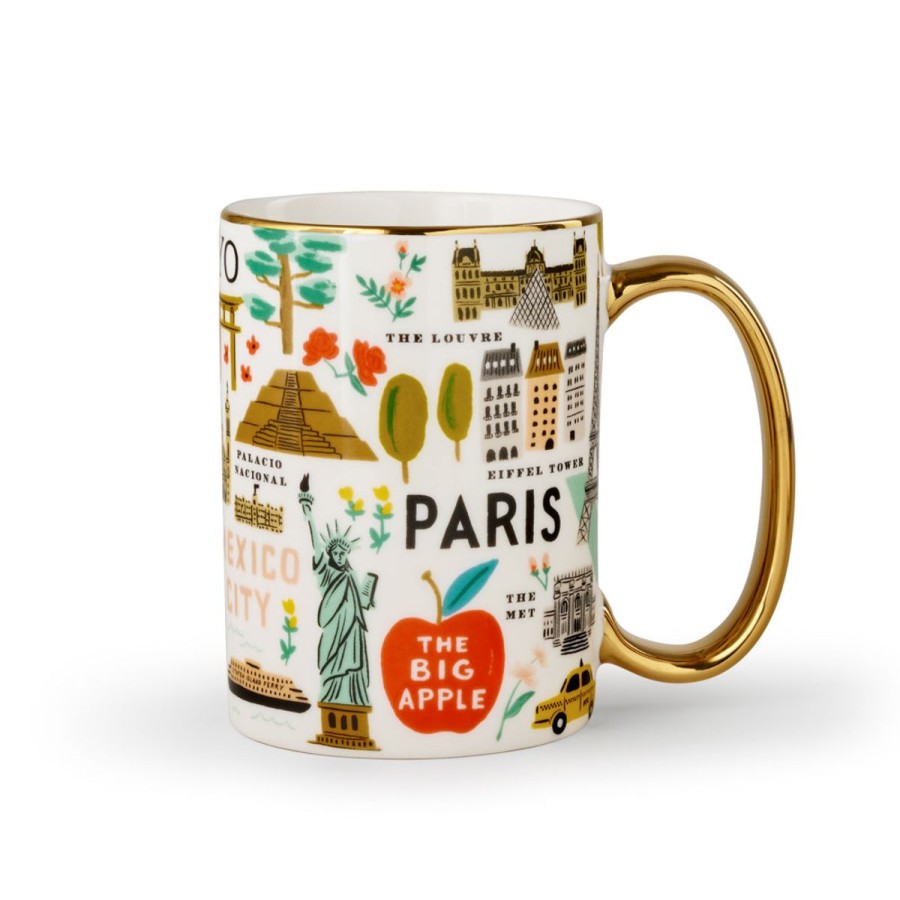 Lifestyle Rifle Paper Co. | Bon Voyage Porcelain Mug