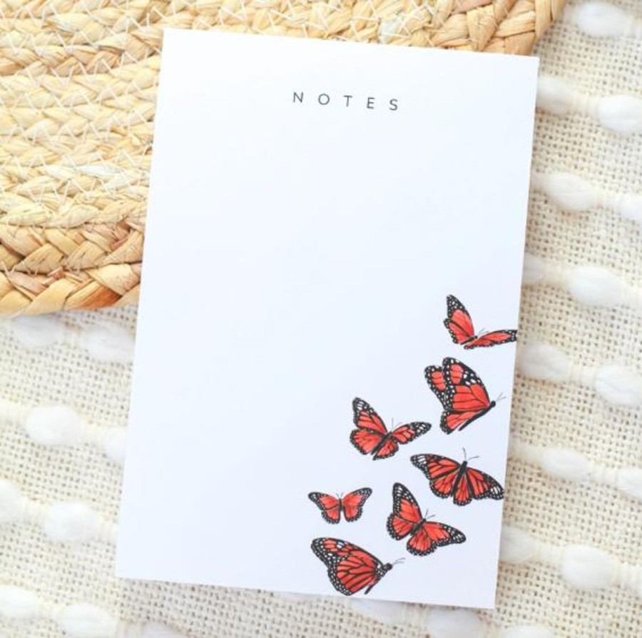 Lifestyle Elyse Breanne Design | Flying Butterflies Notepad