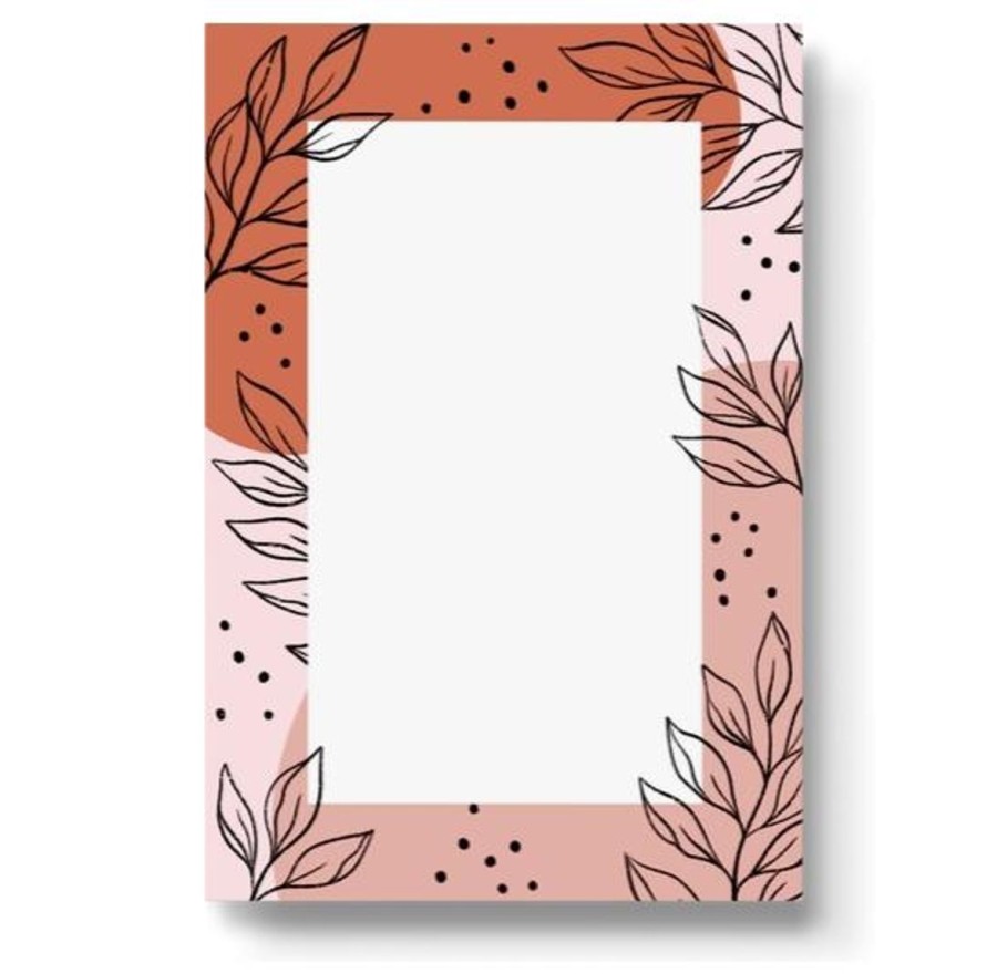 Lifestyle Elyse Breanne Design | Pink Leaves Notepad