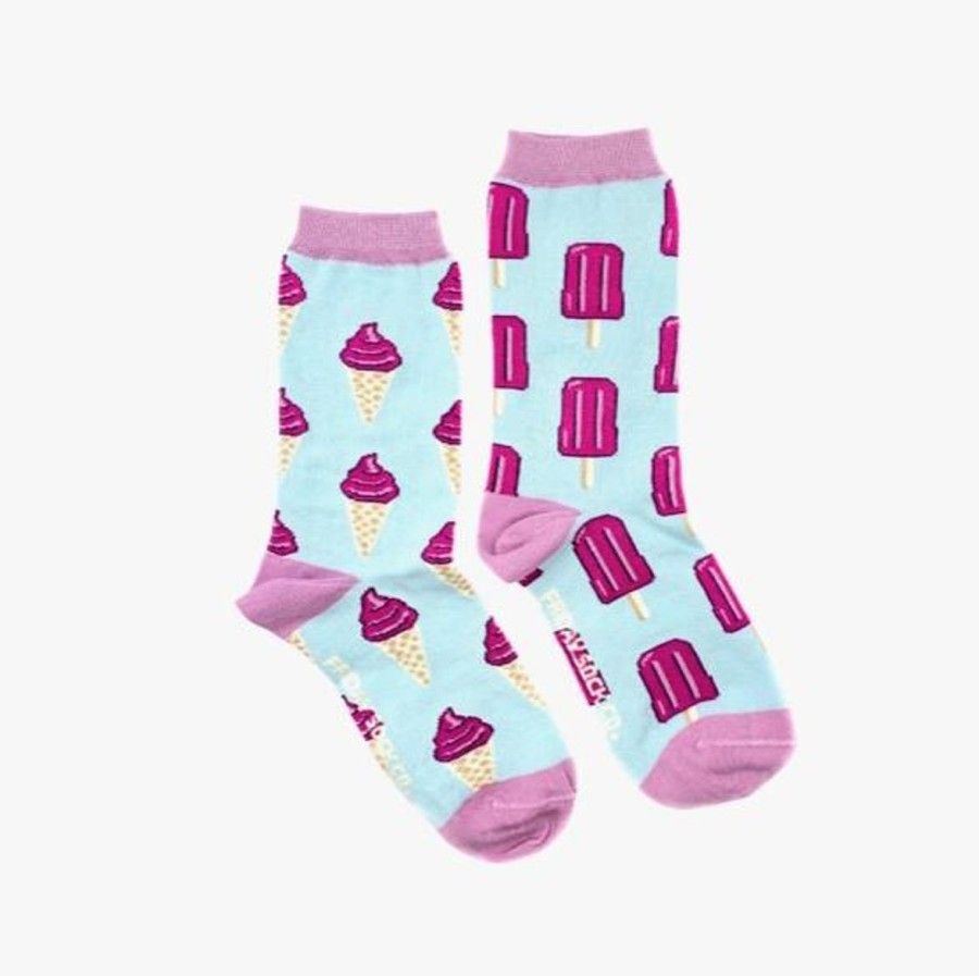 Lifestyle Friday Sock Co. | Women'S Ice Cream & Popsicle Socks (Crew)