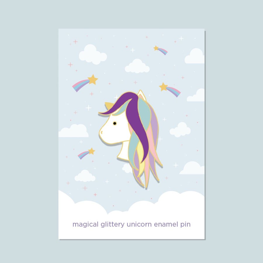 Lifestyle Halifax Paper Hearts | Magical Unicorn Enamel Pin