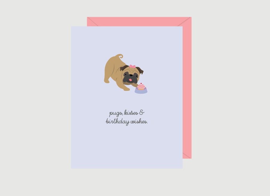 Cards Halifax Paper Hearts | Pugs, Kisses & Birthday Wishes