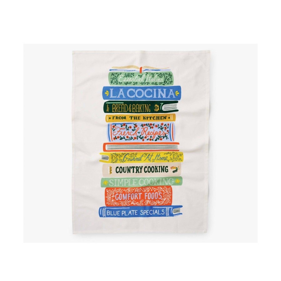 Lifestyle Rifle Paper Co. | Cookbooks Tea Towel