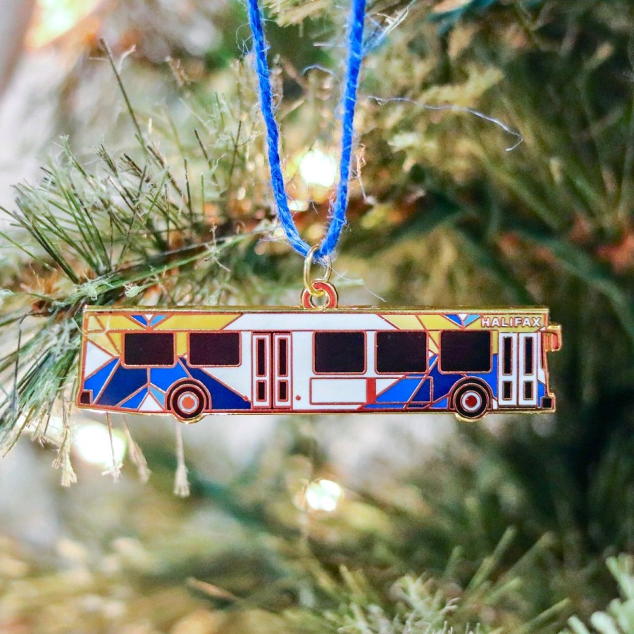 Lifestyle Halifax Paper Hearts | Halifax Transit Bus Keychain/Ornament