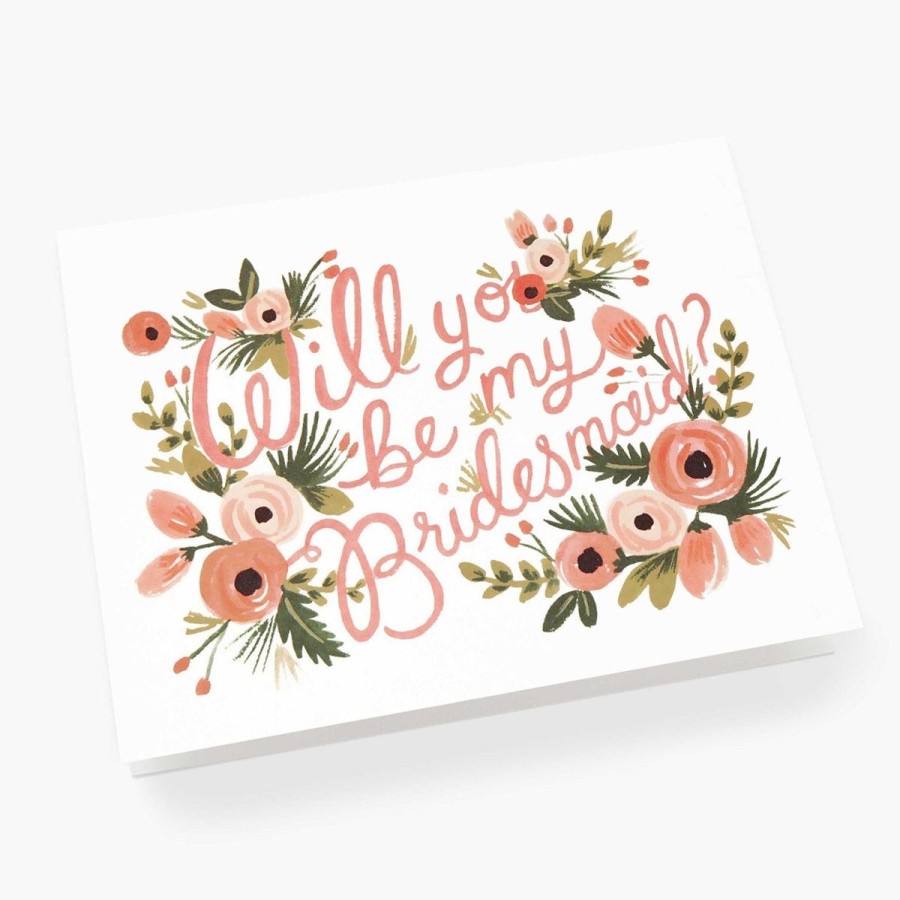 Lifestyle Rifle Paper Co. | Set Of 8-Will You Be My Bridesmaid? Cards