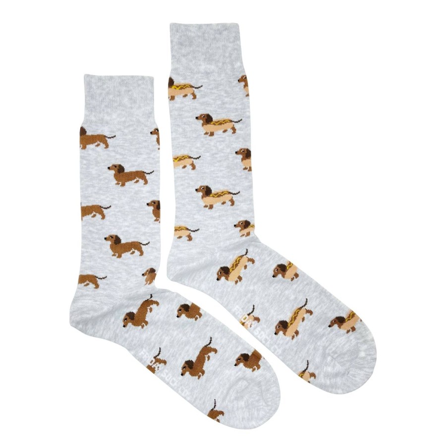 Lifestyle Friday Sock Co. | Men'S Wiener Dog & Hot Dog Socks (Tall)