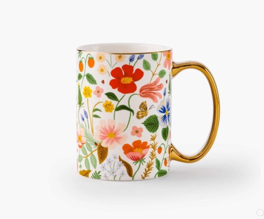 Lifestyle Rifle Paper Co. | Strawberry Fields Porcelain Mug