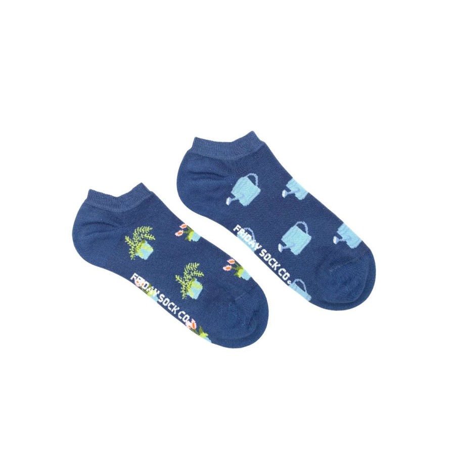 Lifestyle Friday Sock Co. | Women'S Plant & Watering Can Ankle Socks