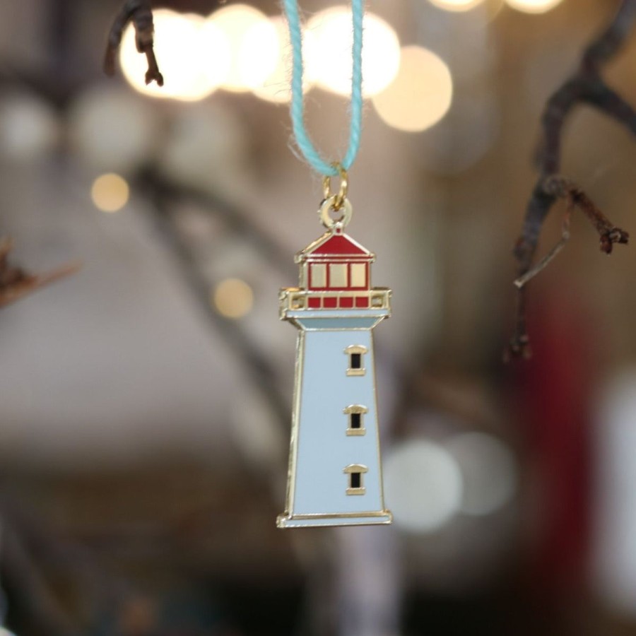 Lifestyle Halifax Paper Hearts | Peggy'S Cove Lighthouse Ornament/Keychain