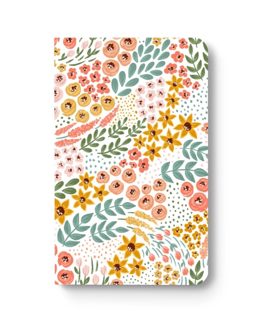 Lifestyle Elyse Breanne Design | White Floral Dotted Notebook