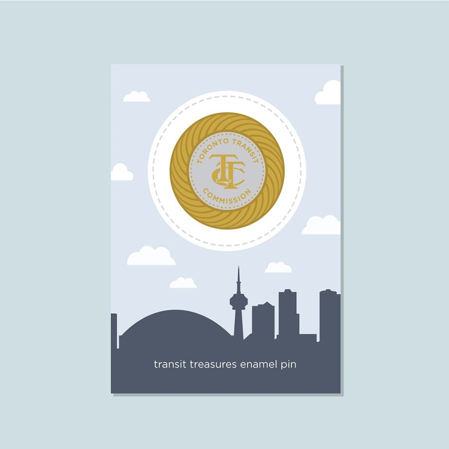 Lifestyle Halifax Paper Hearts | Transit Treasures Token Enamel Pin