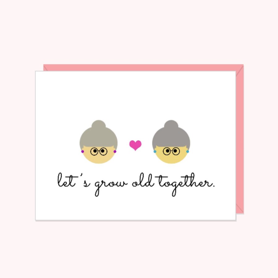 Cards Halifax Paper Hearts | Let'S Grow Old Together (Women)