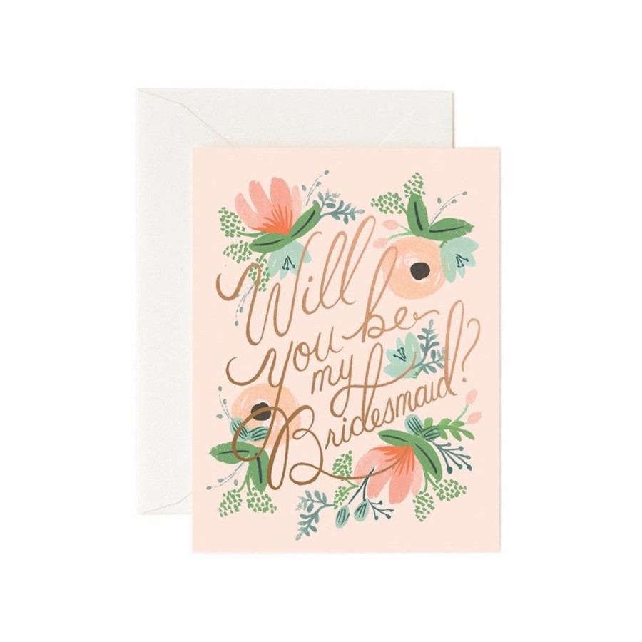 Lifestyle Rifle Paper Co. | Set Of 8-Blushing Bridesmaid Cards