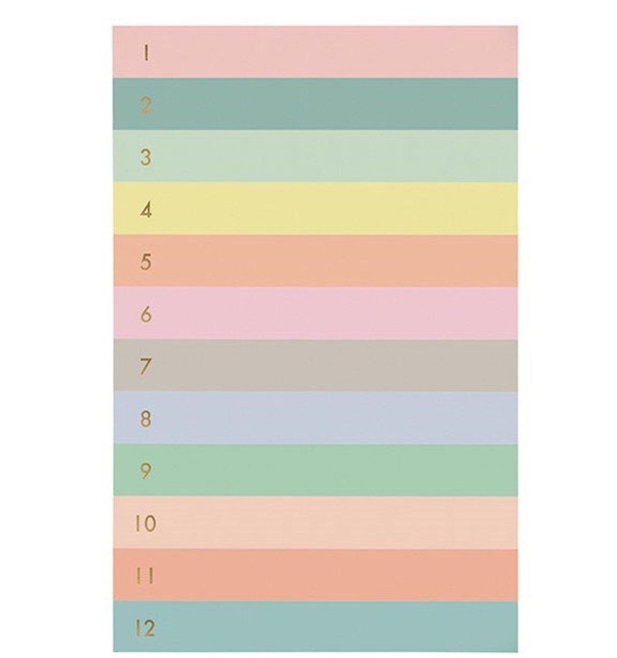 Lifestyle Rifle Paper Co. | Numbered Colour Block Memo Notepad